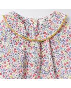 Robe en Coton Liberty rose pâle