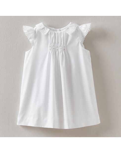 Robe de Cérémonie en Coton blanche