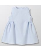 Robe en Coton Tournante bleu clair