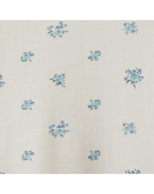 Robe molletonnée en Coton blanche