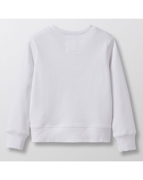 Sweat en Coton biologique Snoopy blanc