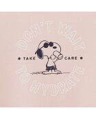 T-Shirt en Coton biologique Snoopy rose pâle