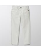 Pantalon Ballon en Coton blanc cassé