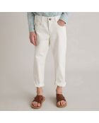 Pantalon Ballon en Coton blanc cassé