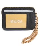 Schwarze Geldbörse aus Leder - 11,5 x 7,5 x 2 cm