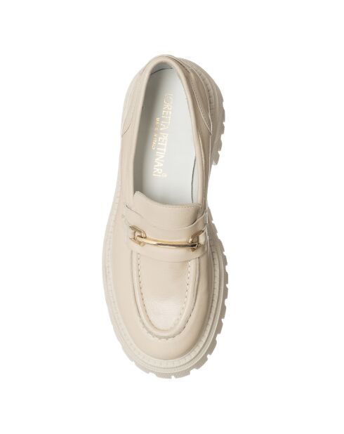 Mocassins en Cuir Sana écrus