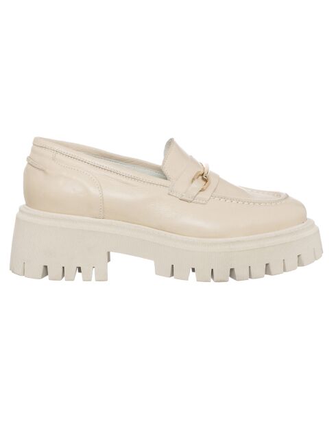Mocassins en Cuir Sana écrus