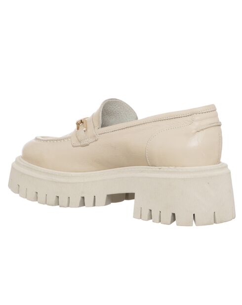 Mocassins en Cuir Sana écrus
