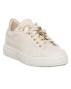 Sneakers en Cuir Pella écru/beige