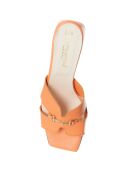 Mules en Cuir Arancia oranges - Talon 5.5 cm