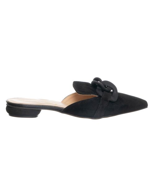 Mules en Cuir Issia noires