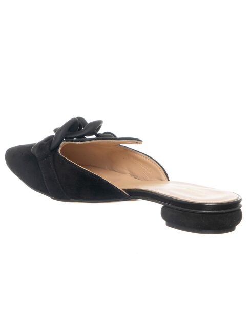 Mules en Cuir Issia noires