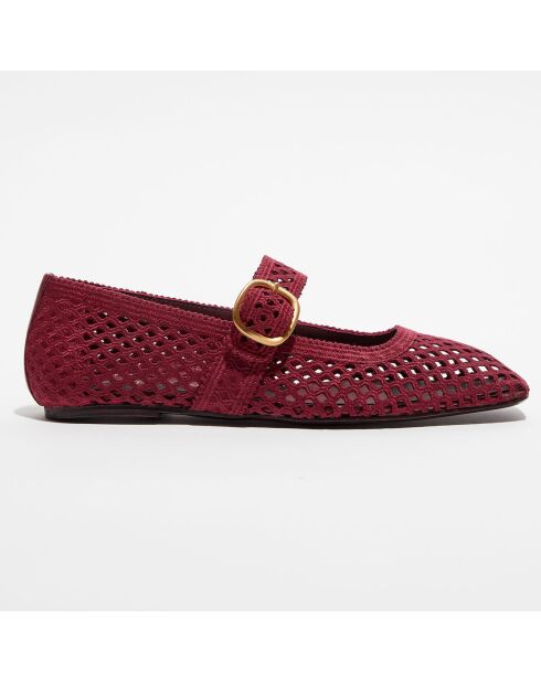 Ballerines Krob bordeaux