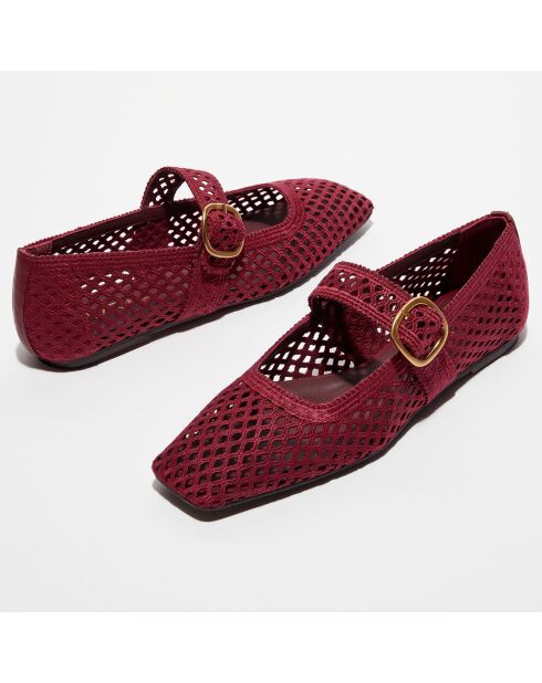 Ballerines Krob bordeaux