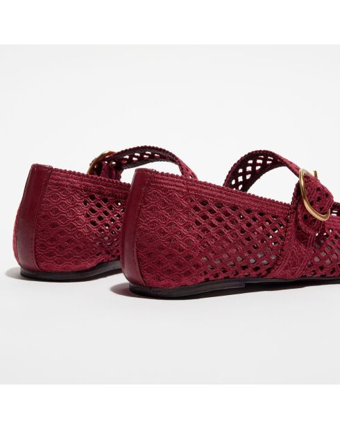 Ballerines Krob bordeaux