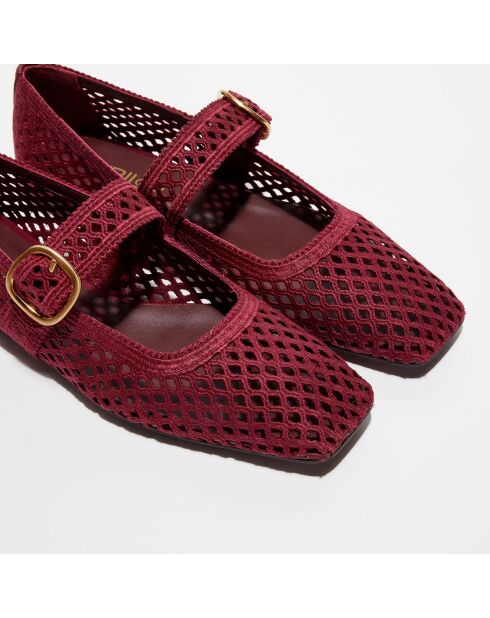 Ballerines Krob bordeaux