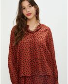 Chemise Maia imprimée cerise