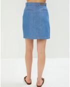 Jupe en jean Norine bleue