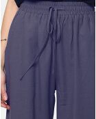 Pantalon 100% Lin Solene bleu jean's