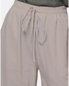 Pantalon 100% Lin Solene desert