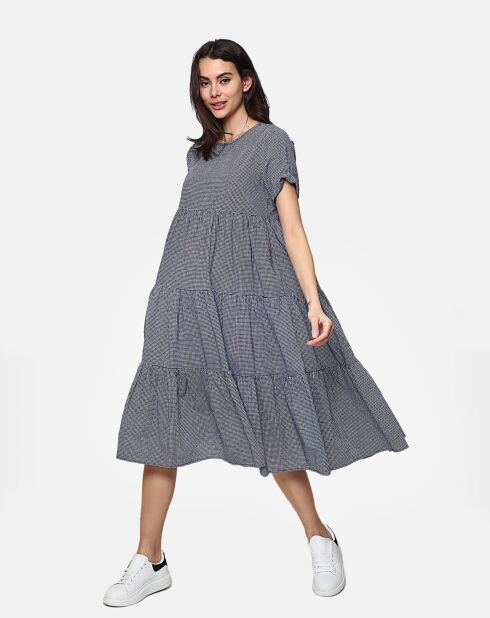 Robe 100% Lin Lola marine