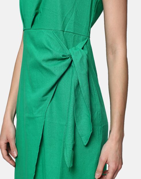 Robe 100% Lin Carole émeraude