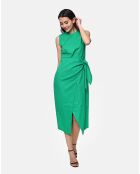 Robe 100% Lin Carole émeraude