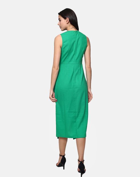 Robe 100% Lin Carole émeraude