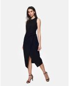Robe 100% Lin Carole noire