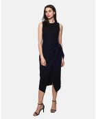 Robe 100% Lin Carole noire