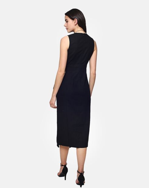 Robe 100% Lin Carole noire