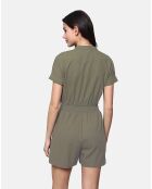 Combi-Short 100% Lin Marion kaki claire