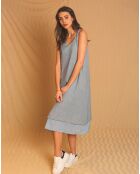 Robe 100% Lin Suzie bleu jean's