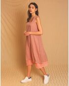 Robe 100% Lin Suzie rose bois