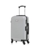4 Valises 4 roues simples Brazilia-M 75/65/55/46 cm grises