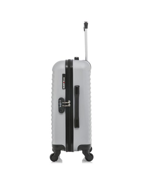 4 Valises 4 roues simples Brazilia-M 75/65/55/46 cm grises