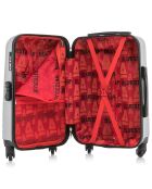 4 Valises 4 roues simples Brazilia-M 75/65/55/46 cm grises