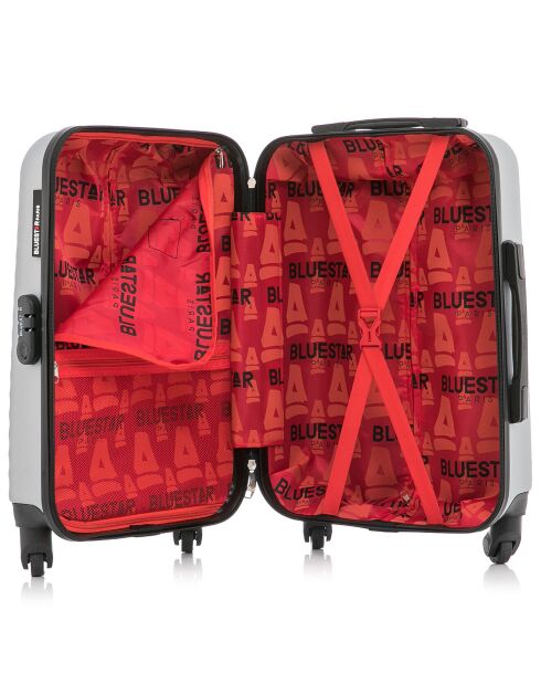 4 Valises 4 roues simples Brazilia-M 75/65/55/46 cm grises