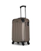 4 eenpersoons koffers met 4 wielen Madrid-M 75/65/55/46 cm beige