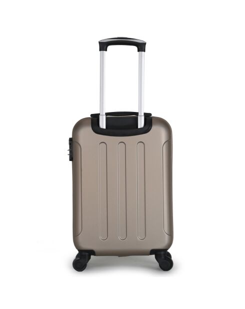 4 eenpersoons koffers met 4 wielen Madrid-M 75/65/55/46 cm beige