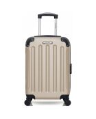 XXS Kabinenkoffer 4 Einzelräder Madrid 46 cm beige