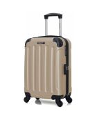 XXS Kabinenkoffer 4 Einzelräder Madrid 46 cm beige