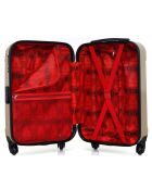 XXS Kabinenkoffer 4 Einzelräder Madrid 46 cm beige