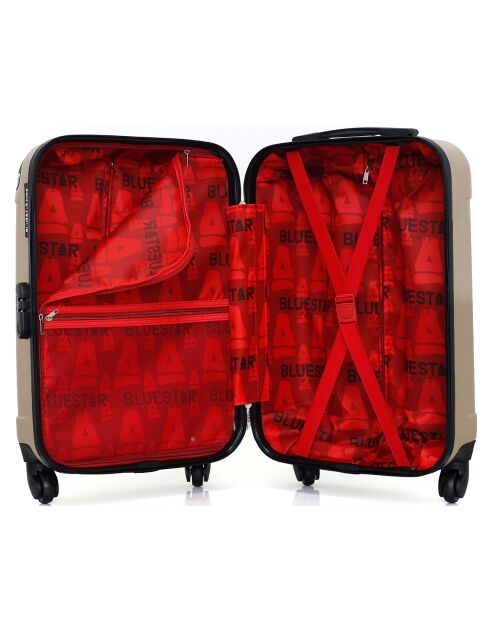 XXS Kabinenkoffer 4 Einzelräder Madrid 46 cm beige