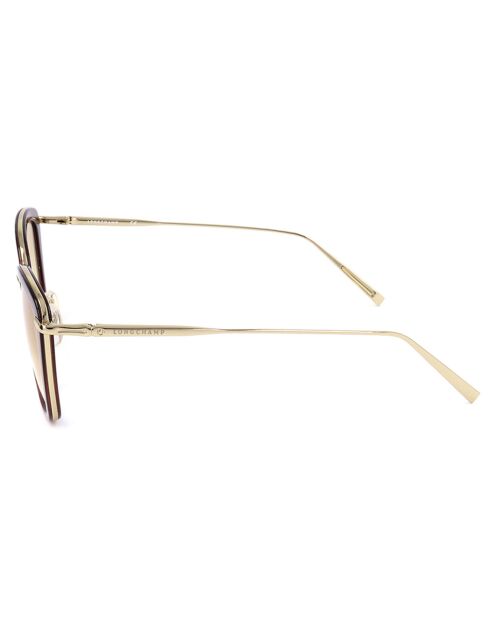 Lunettes de soleil Femme rouge/doré