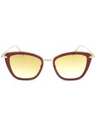 Rood/gouden zonnebril voor dames