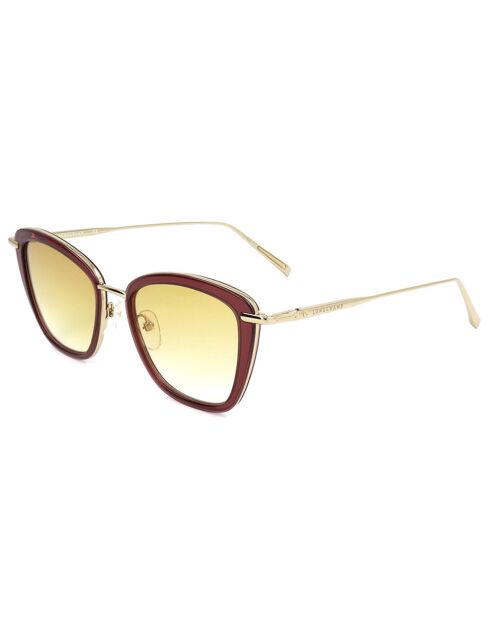 Lunettes de soleil Femme rouge/doré