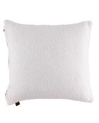 Housse de coussin bouclette Erode blanche - 45x45 cm