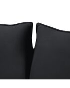 Canapé Convertible Vienna 3 Places noir - 214x102x92 cm