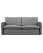 Canapé Convertible Vienna 3 Places gris clair - 214x102x92 cm